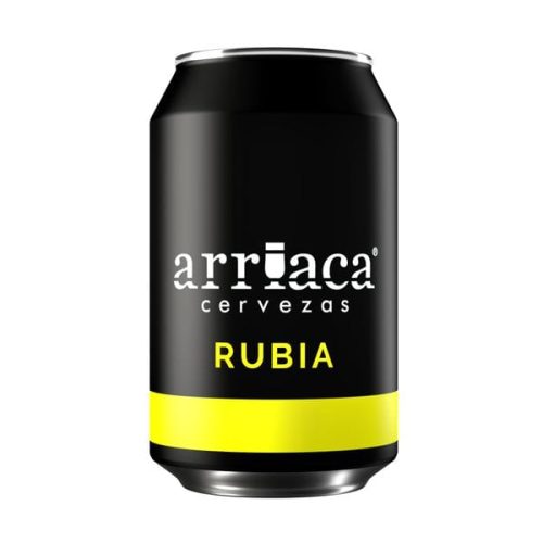 cerveza artesana arriaca rubia birras deluxe lata